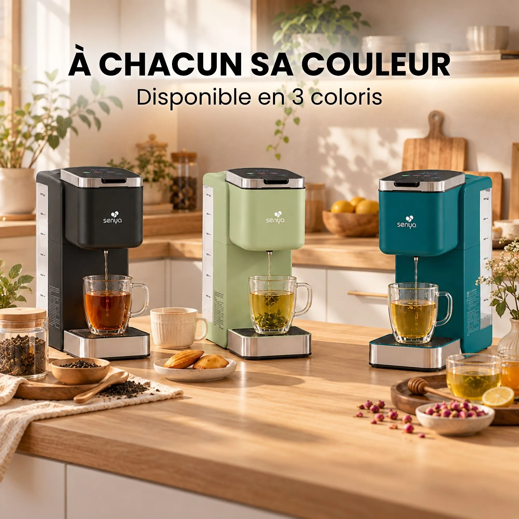 Machine à thé en vrac, théière électrique tactile TeaTime Pro – Image 5